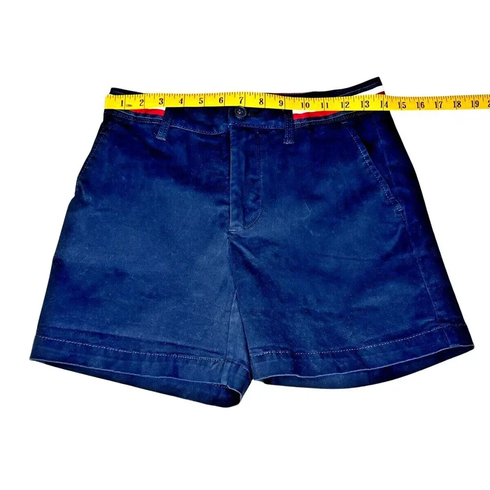 Tommy‎ Hilfiger Boys' Classic Stretch Chino Shorts, 5-Inch, Blue, Size 00
